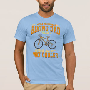 Radfahren Vater Mountain Biker Geburtstagsfeier T-Shirt