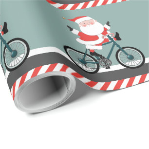 Radfahren Weihnachtspapier Geschenkpapier