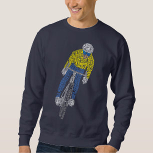 Radfahren Word Art Bicycle Sweatshirt