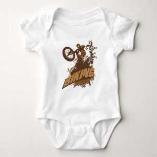 Radfahrende Felsen! Baby Strampler