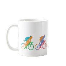 Radfahrende Tasse