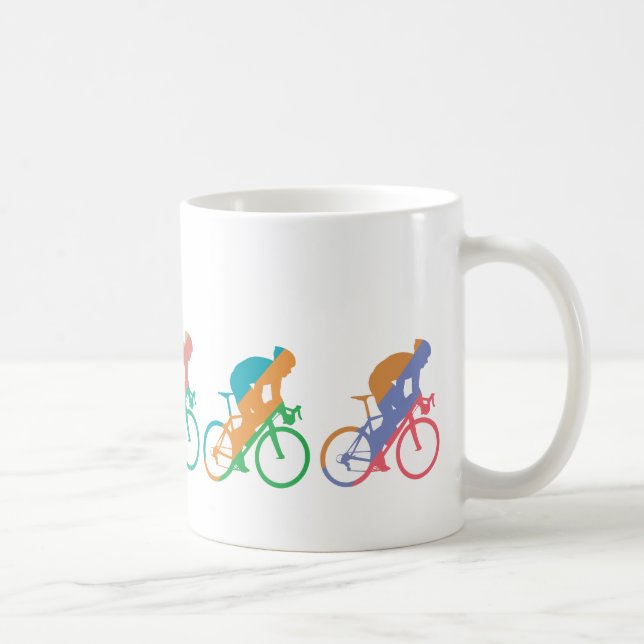 Radfahrende Tasse (Rechts)