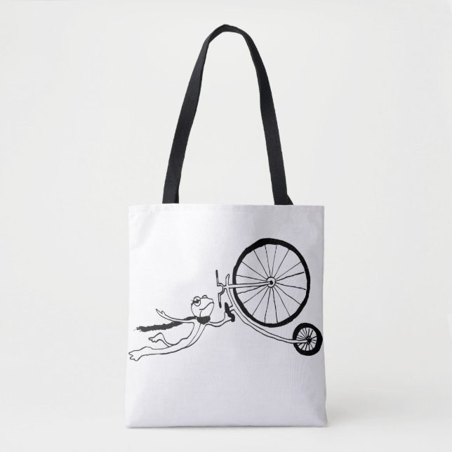 Radfahrender Frosch (Vorderseite)