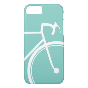 Radfahrendes Radfahrer-Türkis-Blau Case-Mate iPhone Hülle