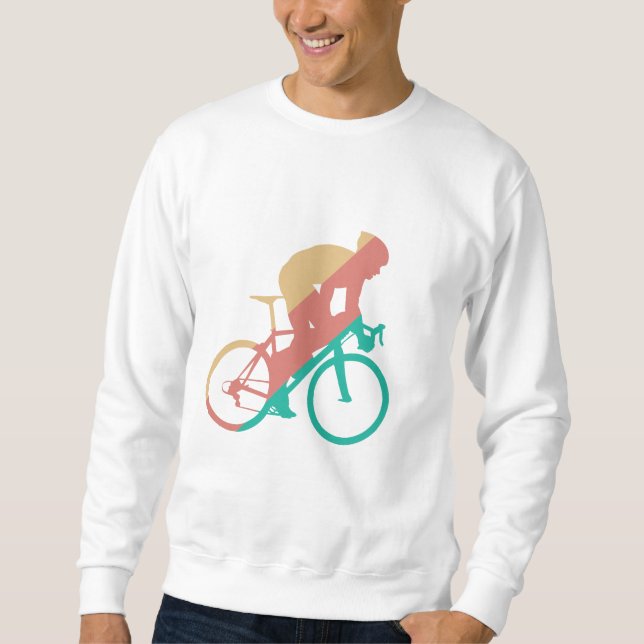 Radfahrendes Sweatshirt (Vorderseite)