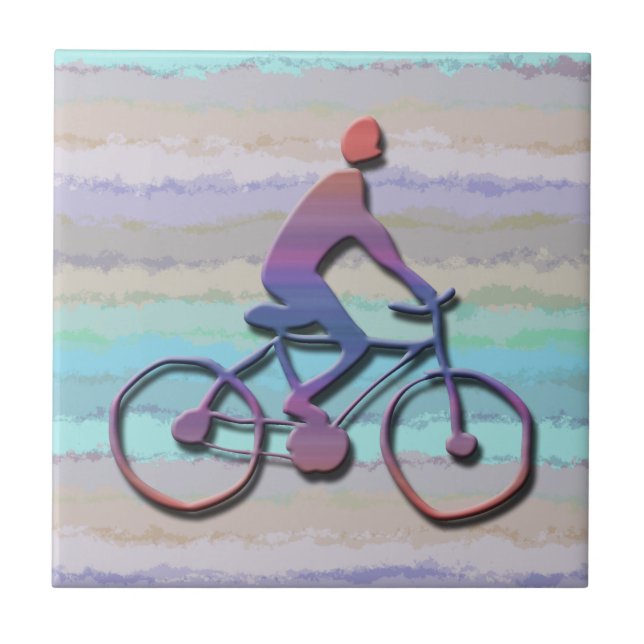 RADFAHRENmuster Fliese (Vorderseite)