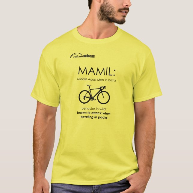 Radfahrent-shirt - MAMIL Verhalten T-Shirt (Vorderseite)