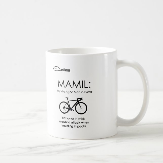 RadfahrenTasse - MAMIL Verhalten Tasse (Rechts)