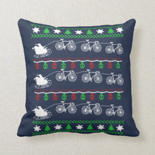 Radfahrenweihnachten Kissen