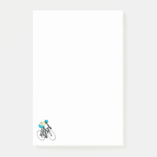 Radfahrer #1 post-it klebezettel