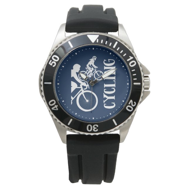Radfahrer Armbanduhr (Vorderseite)