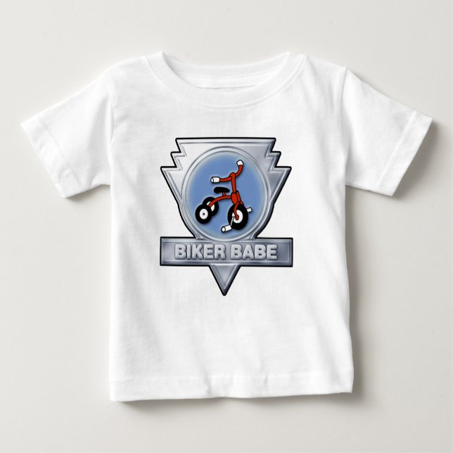 Radfahrer-Baby-Baby Baby T-shirt (Vorderseite)