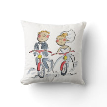 Radfahrer Braut und Bräuche