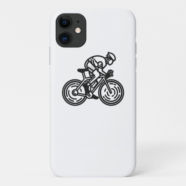 Radfahrer Case-Mate iPhone Hülle (Rückseite)