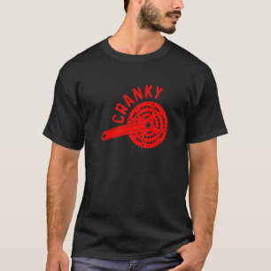 Radfahrer Cooles Fahrradkurbel T-Shirt