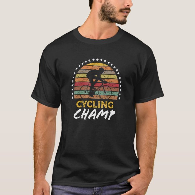 Radfahrer - Der Gewinner des Radfahrerkampfes Graf T-Shirt (Vorderseite)
