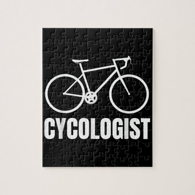 Radfahrer Funny Bicyke Gift Puzzle (Vertikal)