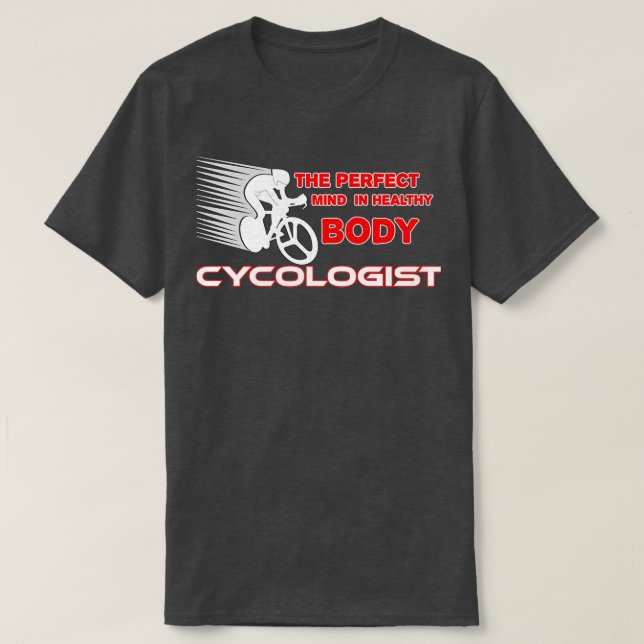Radfahrer Funny Cycologist (6) T-Shirt (Design vorne)