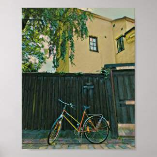 Radfahrer geben Ideen Poster