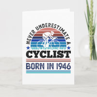 Radfahrer geboren 1946 80. Geburtstagsgeschenke Fa