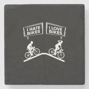 Radfahrer I Liebe Bikes Steinuntersetzer