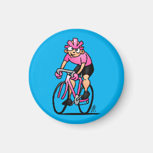 Radfahrer in der Maglia Rosa Magnet