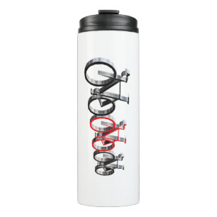 Radfahrer-Inspiriert Travel Tumbler 12 oz Thermosbecher