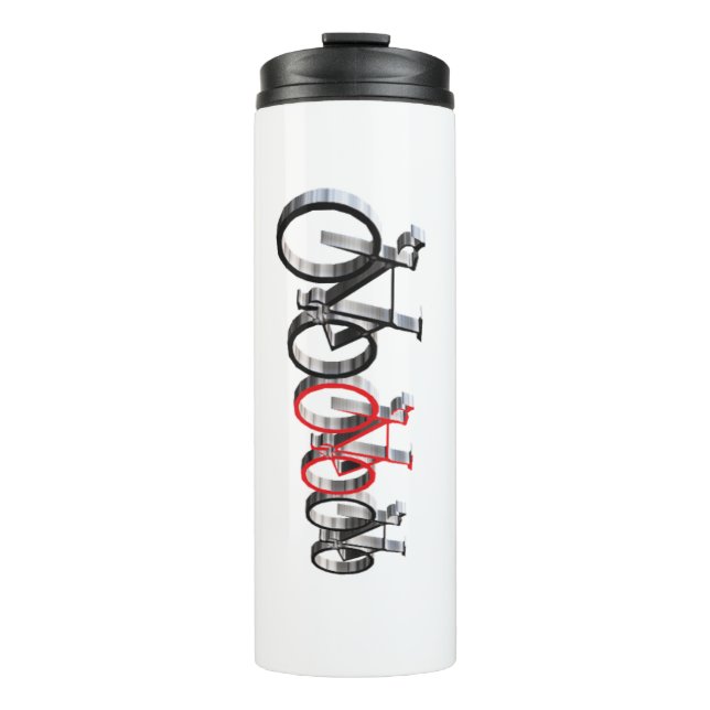 Radfahrer-Inspiriert Travel Tumbler 12 oz Thermosbecher (Vorderseite)