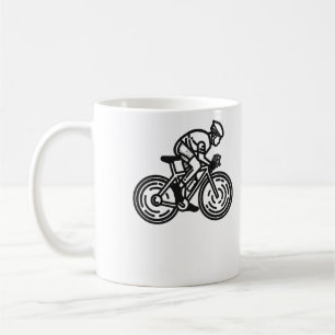 Radfahrer Kaffeetasse