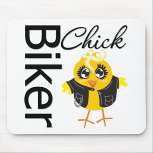 Radfahrer-Küken Mousepad