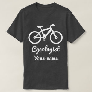 Radfahrer Lover Cycologist gibt Personalisierte Ge T-Shirt