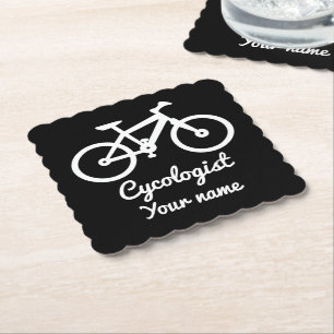 Radfahrer Lover Cycologist gibt Personalisierte Ge Untersetzer