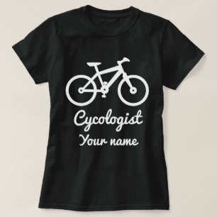 Radfahrer Lover Cycologist Personalisiertes Gesche T-Shirt