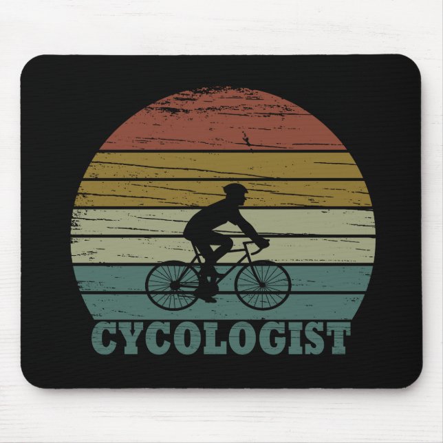 Radfahrer-lustiges Sprichwort Mousepad (Vorne)