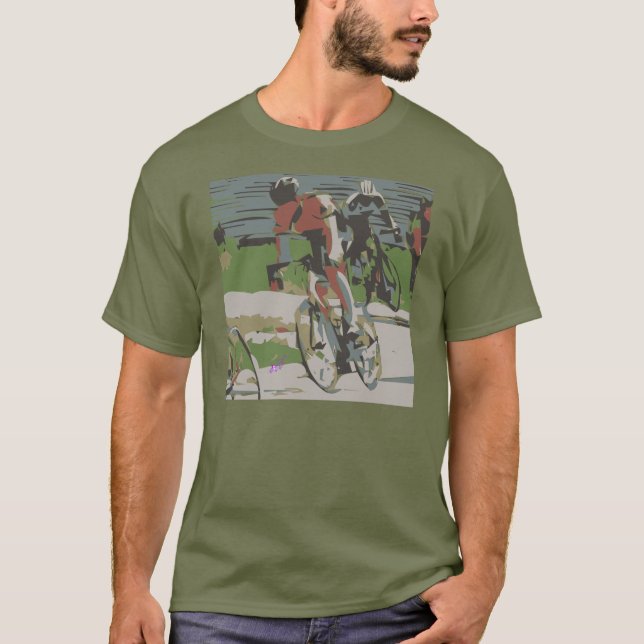 Radfahrer Männer-T - Shirt (Vorderseite)