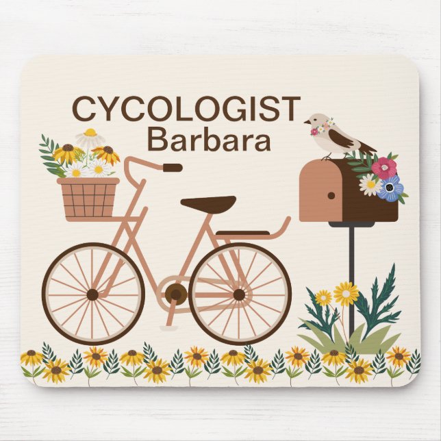 Radfahrer-Mauspad für Radsportler Mousepad (Vorne)