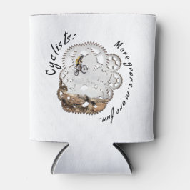 Radfahrer Mehr Gänge, mehr Spaß. Radsport Dosenkühler