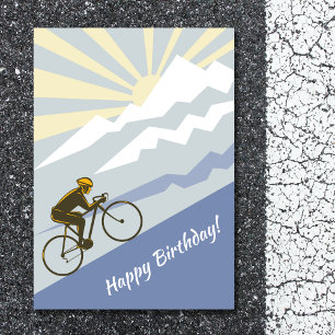 Radfahrer Mountainbike Mountainbike Geburtstag Karte