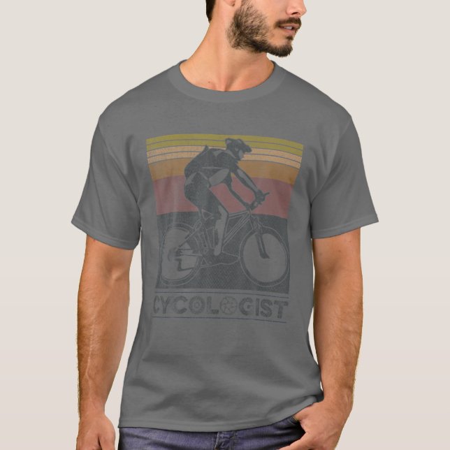 Radfahrer MTB Fahrrad Road Triathlon T-Shirt (Vorderseite)
