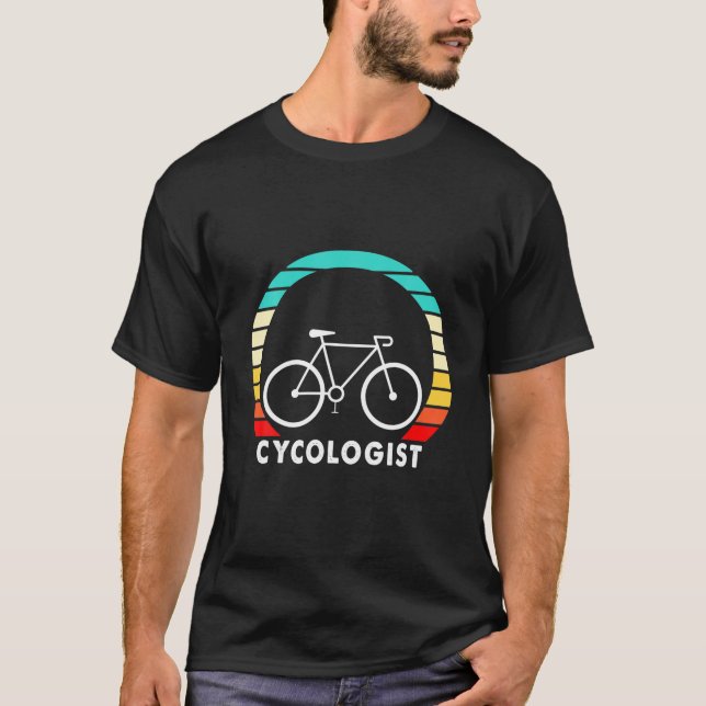 Radfahrer MTB Radfahrer Fahrrad Fahrrad Straße T T-Shirt (Vorderseite)