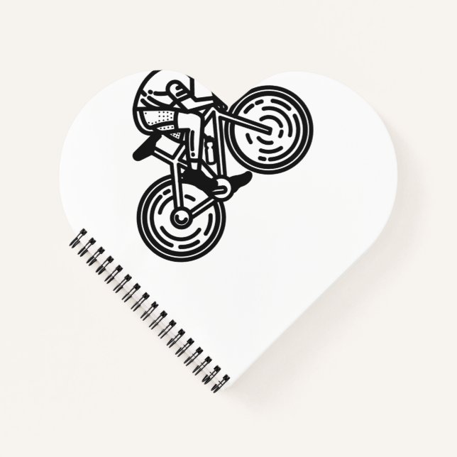 Radfahrer Notizbuch (Vorderseite)