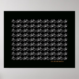Radfahrer Poster
