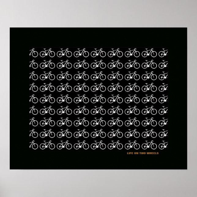 Radfahrer Poster (Vorne)