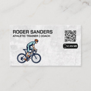 Radfahrer   QR-Visitenkarte Visitenkarte