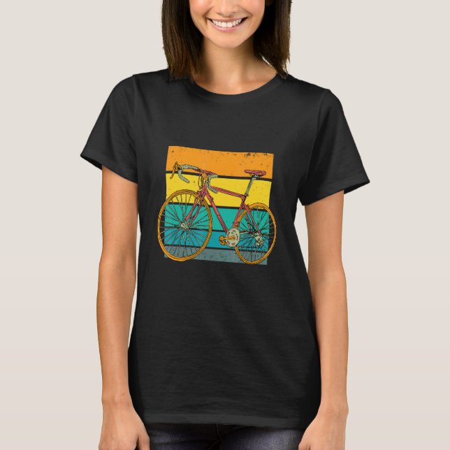 Radfahrer Racing Vint T-Shirt (Vorderseite)