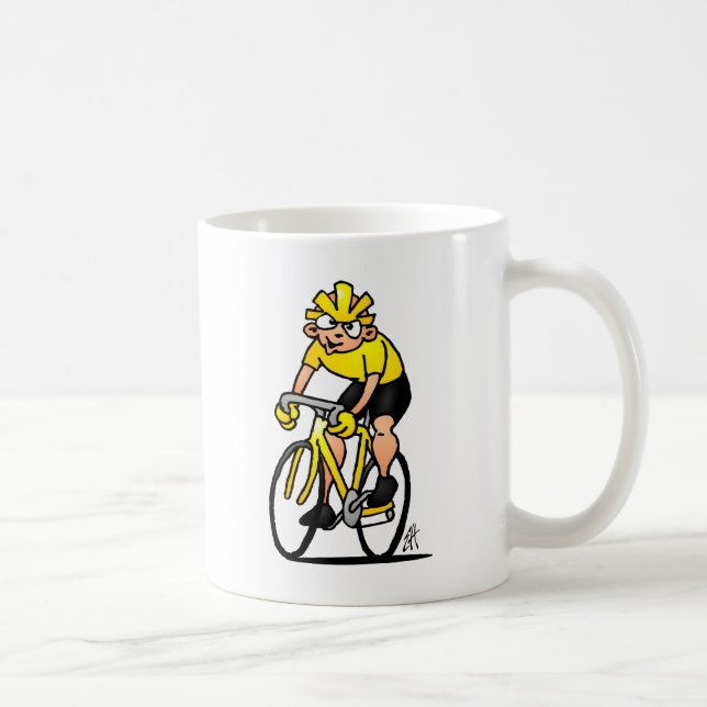 Radfahrer - radfahrend tasse (Rechts)
