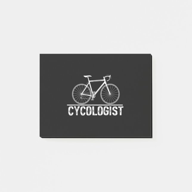 Radfahrer Radfahrer Radfahrer Post-it Klebezettel (Vorderseite)