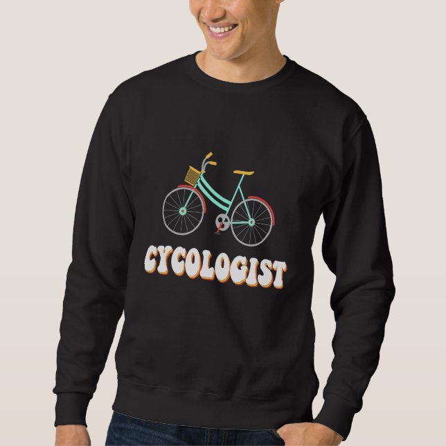 Radfahrer Radfahrer Radfahrer Retro Fami Sweatshirt (Vorderseite)