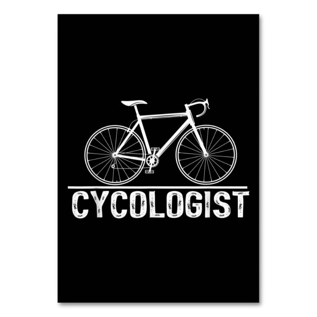 Radfahrer Radfahrer Radfahrer Tischnummer (Vorderseite)