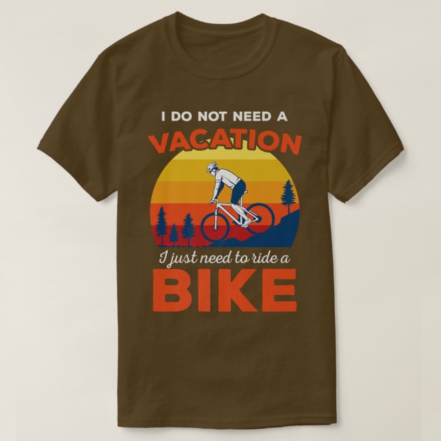Radfahrer Radfahrer Sport Mountainbike 156 T-Shirt (Design vorne)